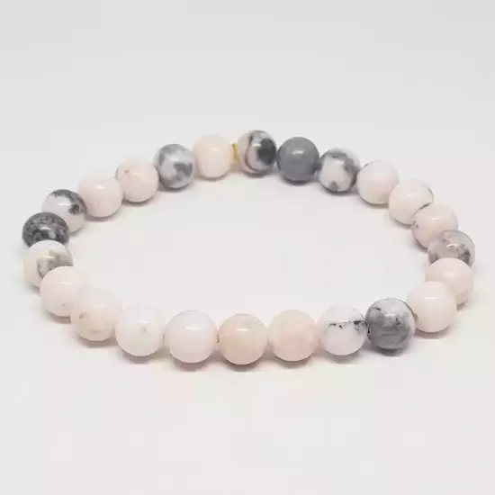 Pink Zebra Jasper Bracelet 