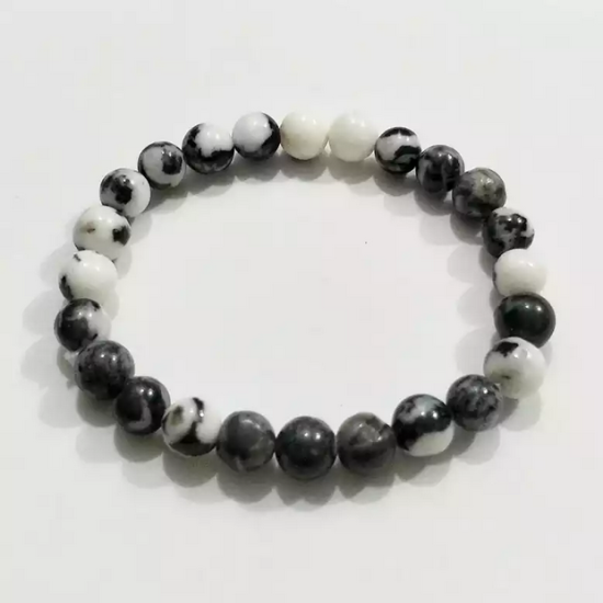 Black White Jasper Bracelet 