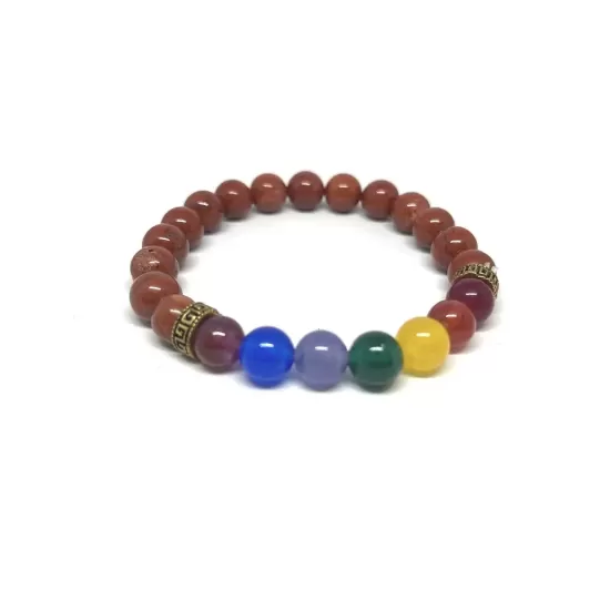 Jasper 7 Chakra Bracelet