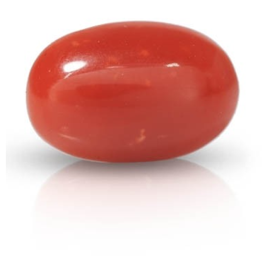 Japanese Red Coral Stone 5.81 Carat