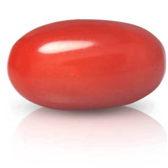 Japanese Red Coral Stone 5.68 Carat